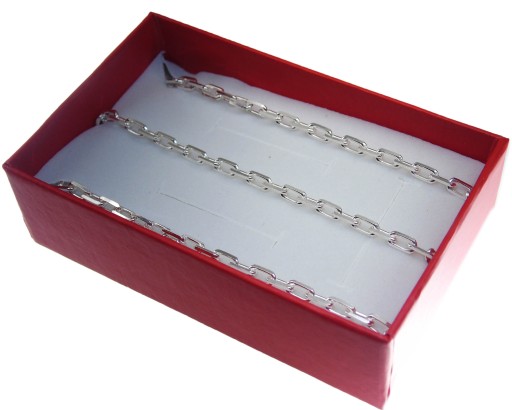 Srebrny Łańcuszek Męski 60 cm Ankier 3mm
