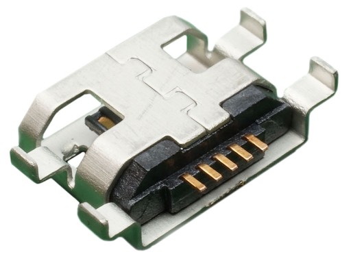 Розетка Micro USB 5PIN 3361B, гарантия, счет-фактура