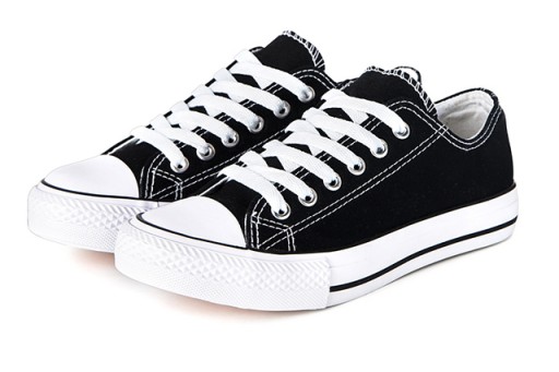 Buty sportowe TRAMPKI męskie Tenisówki Czarne 38 P4