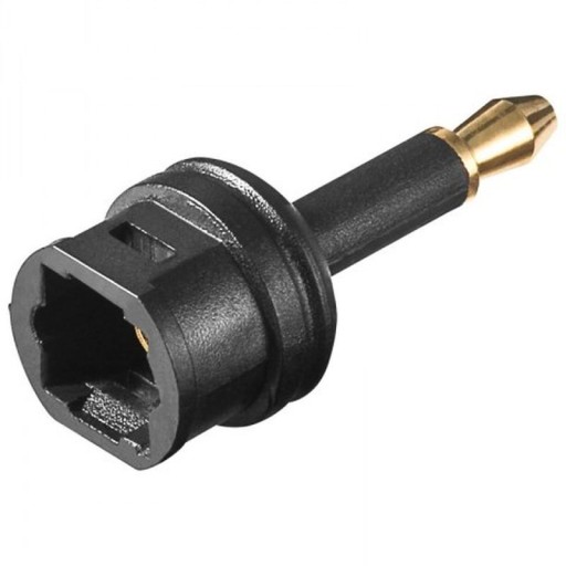 Adapter optyczny gniazdo Toslink - wtyk JACK 3,5mm