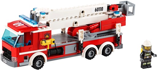 LEGO CITY 60110 Кирпичи ПОЖАРНАЯ СТАНЦИЯ ПОЖАР 24Ч