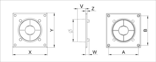 AWENTA SYSTEM+ рамка fi100 RWO100 + стеклянная панель PTG