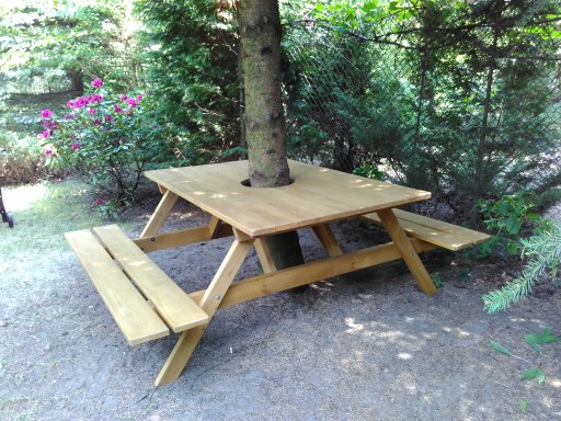 Stół ogrodowy Ławostół piwny 125x100 IMPREGNOWANY
