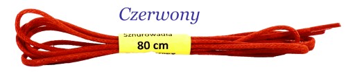 Czerwone Sznurówki 90 Woskowane Wytrzymałe NOWOŚĆ