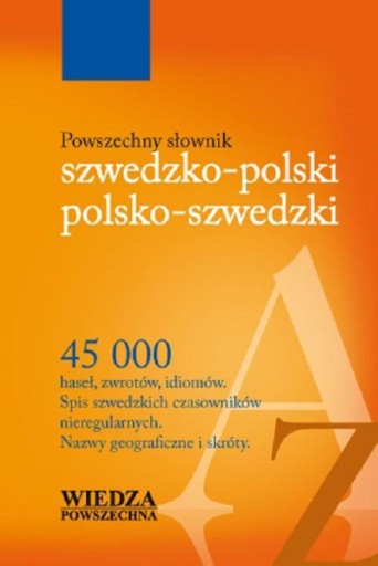 Powszechny słownik szwedzko-polski polsko-szwedzki Paul Leonard