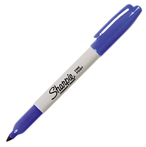 Sharpie Fine Marker permanentny Niebieski