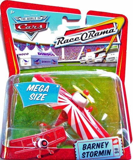 Auta Cars Mattel Samolot Sztorm - Barney Stormin