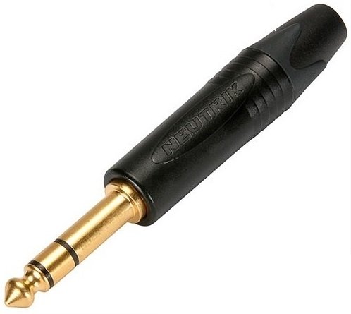 NEUTRIK NP3X-B ZŁOCONY WTYK DUŻY JACK 6,3mm STEREO