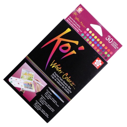 Farby akwarelowe KOI Sakura 30kol
