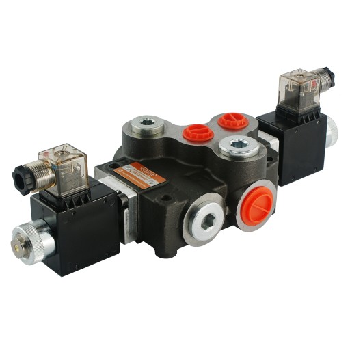 ROZDZIELACZ HYDRAULICZNY ELEKTRYCZNY 1 SEKCYJNY 80L 12V Z80 BADESTNOST