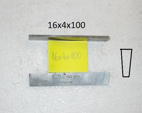 nóż oprawkowy stalka 16x4x100 szlifowana