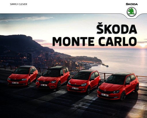 Skoda Monte Carlo prospekt model 2017 Czechy