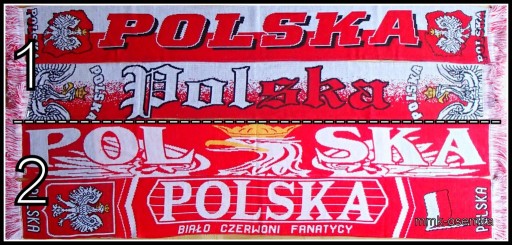 DWUSTRONNY SZALIK KIBICA REPREZENTACJI POLSKI 160