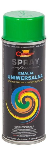 Spray Champion Uniwersalna ZIELONY JASNY 400ml RAL6018