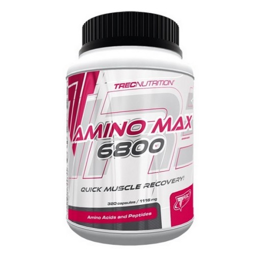 TREC AminoMax 6800 AMINOKWASY XTRA BCAA 320kap