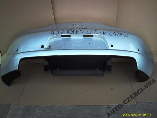 TYLNY ZDERZAK ALFA ROMEO SPIDER CABRIO 2006r->