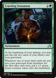 MTG 4x Crawling Sensation (Uncommon)