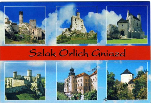 SZLAK ORLICH GNIAZD POCZTÓWKA MAGNETYCZNA 14M001