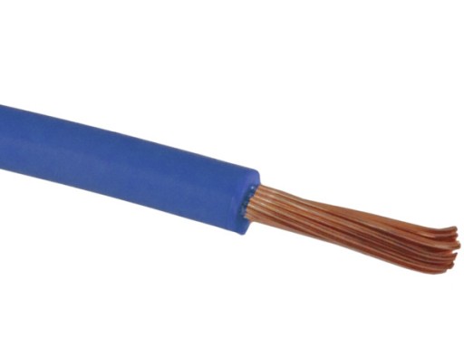 PRZEWÓD KABEL LGY H05V-K 1x0,5mm2 NIEBIESKI 10mb