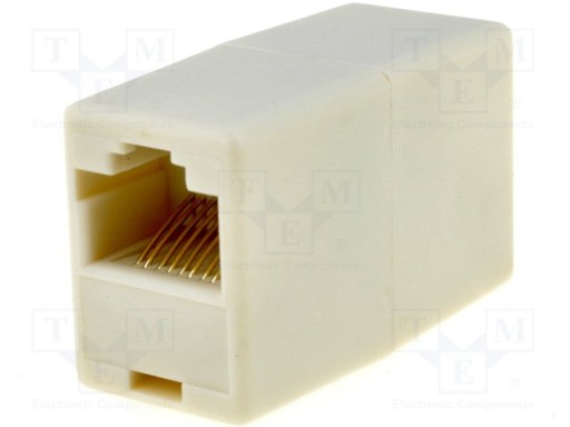 LACZNIK ADAPTER WTYKU RJ45 8P8C SUPER CENA