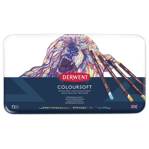 DERWENT - Zestaw kredek Coloursoft 72