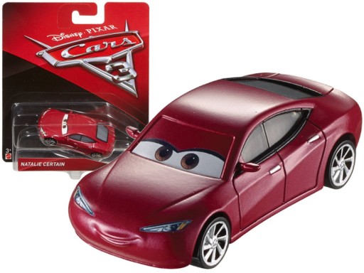 Mattel CARS 3 AUTA NATALIE CERTAIN samochodzik