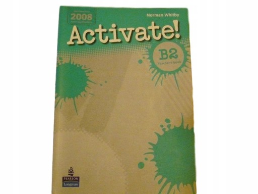 ACTIVATE B2 TEACHER'S BOOK książka nauczyciela