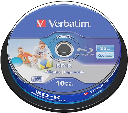 Verbatim BD-R 25GB x6 do DRUKU Cake 10 najlepsze