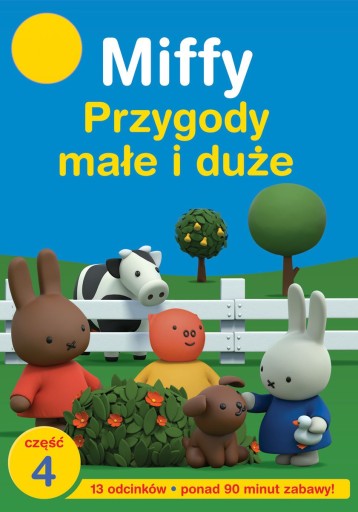 MIFFY PRZYGODY MAŁE I DUŻE CZĘŚĆ 4 DVD FOLIA