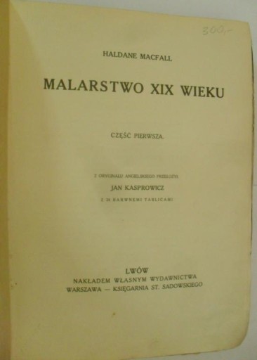 K277 Malarstwo XIX wieku reprodukcje SPIS