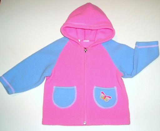 Bluza POLAR z MOTYLKIEM f-my AWA r. 74/9-12 m-cy