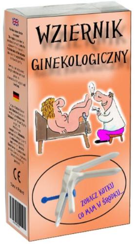 WZIERNIK GINEKOLOGICZNY biały Zabawa w GINEKOLOGA