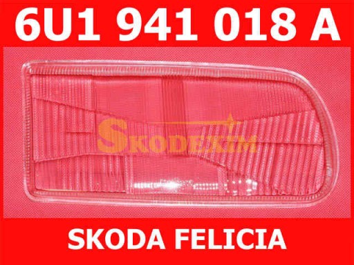 SZKŁO REFLEKTORA PRAWE SKODA FELICIA FELICJA 94-98