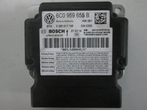 Sensor czujnik airbag VW SEAT SKODA 6C0959655B