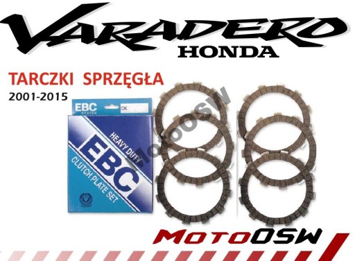 Honda Varadero 125 XL tarcze sprzęgła tarczki EBC