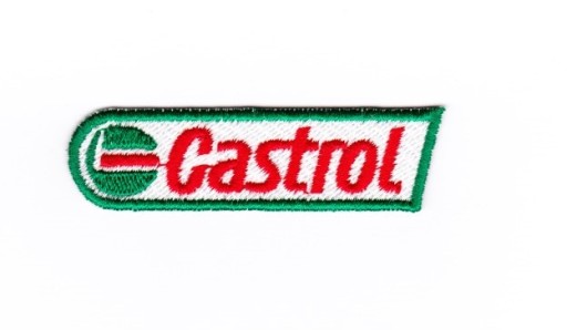 VAR naszywka CASTROL 9,2x2,5 cm tuning