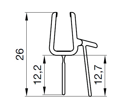 SANSWISS RONAL USZCZELKA POZIOMA 6 MM 52203