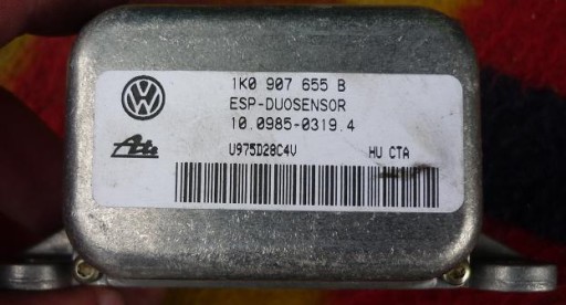 CZUJNIK PRZYSPIESZEŃ PRĘDKOŚCI ESP VW 1K0907655B