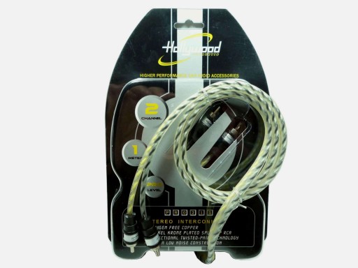 Przewód Kabel sygnałowy RCA Hollywood PRO-21C 0,5m