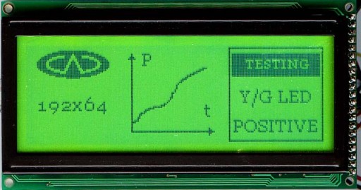 ART Nowe LCD 192x64-F (Y/G - LED) - PINY Z BOKU