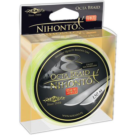MIKADO NIHONTO OCTA BRAID FLUO - 0.10 MM 150 M