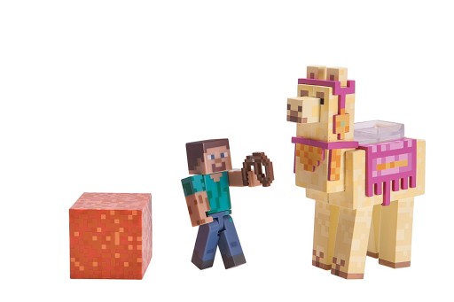 Minecraft Steve i lama zestaw 2 figurki