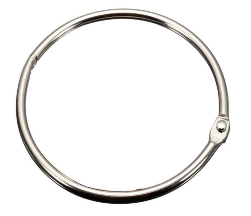 DUŻE METALOWE KÓŁKA SPINAJĄCE - ŚREDNICA 64 MM