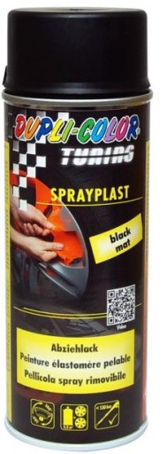 SPRAYPLAST FOLIA W SPRAY'U - GUMA MOTIP CZARNY MAT