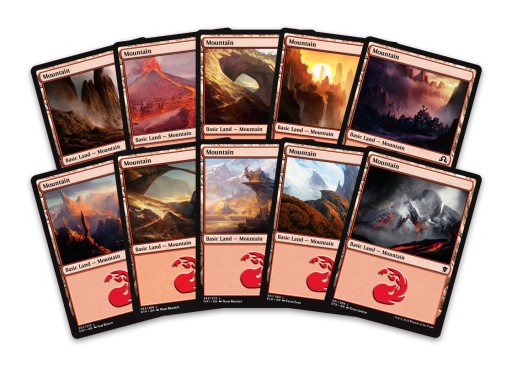 MTG 10x Mountain Basic Land