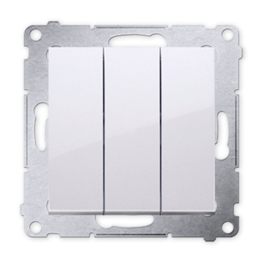 Simon 54 ТРОЙНОЙ ПЕРЕКЛЮЧАТЕЛЬ белый Свяжитесь с Simon 54