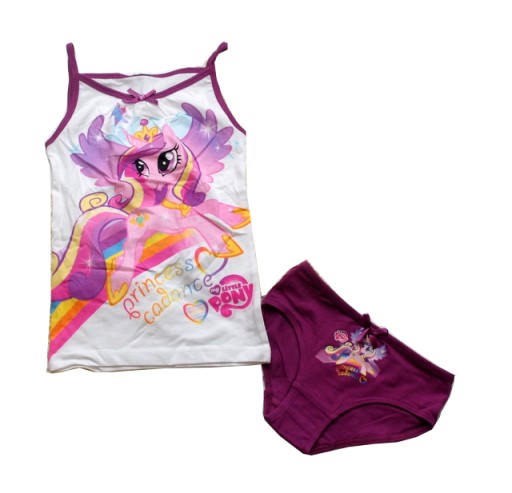 MY LITTLE PONY KOMPLET BIELIZNY MAJTKI 104 NEW