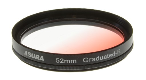 FILTR POŁÓWKOWY CZERWONY 52mm MARKI ASURA