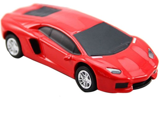 PENDRIVE USB 16 GB LAMBO SAMOCHÓD CZERWONY AUTO CA