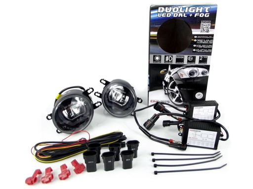 DRL LED ŚWIATŁA DZIENNE + HALOGEN RAV4 2005-2012